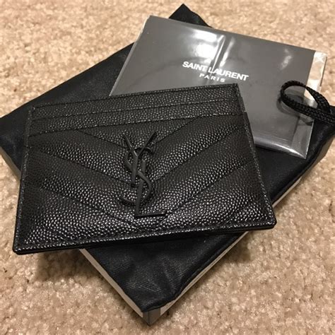 ysl man card holder|ysl card holder used.